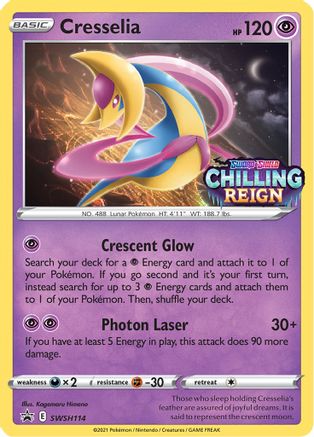 Cresselia (Prerelease) SWSH114 - Holofoil - Promo