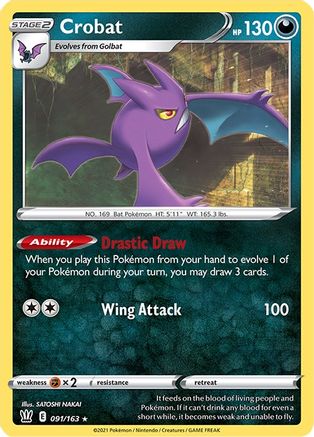 Crobat 091 - Holofoil - Holo Rare