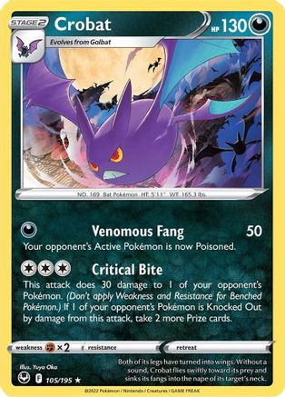 Crobat 105 - Holofoil - Holo Rare