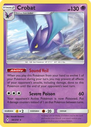 Crobat 066 - Holofoil - Holo Rare