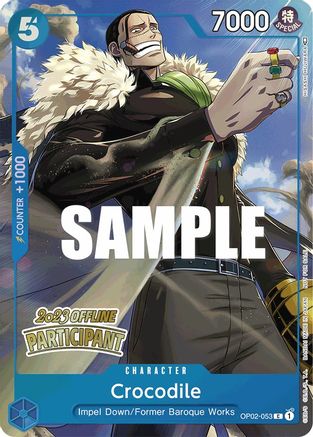 Crocodile (Offline Regional 2023) [Participant] (OP02-053) - Promo