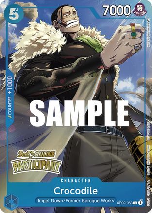 Crocodile (Online Regional 2023) [Participant] (OP02-053) - Promo