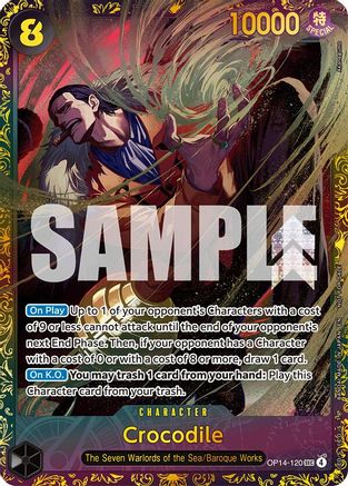 Crocodile - OP14-120 (CS26-27 Regionals Season 1) (OP14-120) - Promo