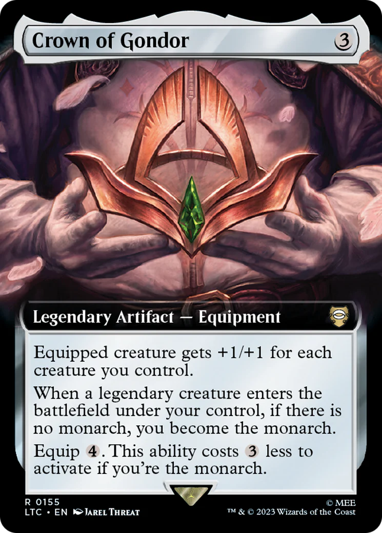 Crown of Gondor (Extended Art) (LTC-155) - Tales of Middle-earth Commander: (Extended Art)