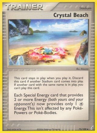 Crystal Beach/100  - Reverse Holofoil - Uncommon