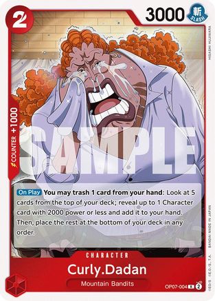 Curly.Dadan (OP07-004) - Rare
