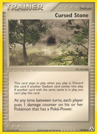 Cursed Stone 072/92 - Reverse Holofoil - Uncommon