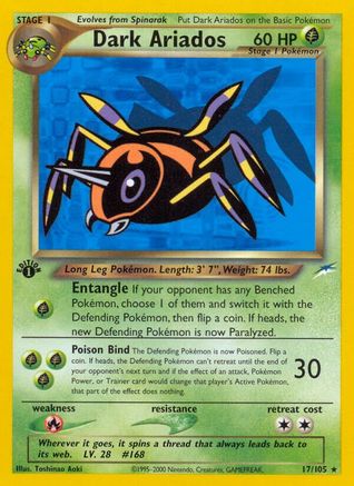 Dark Ariados - 1st Edition - Rare