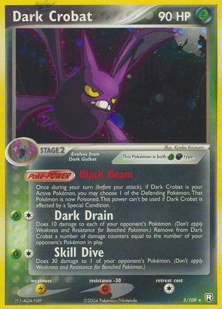 Dark Crobat - Reverse Holofoil - Holo Rare