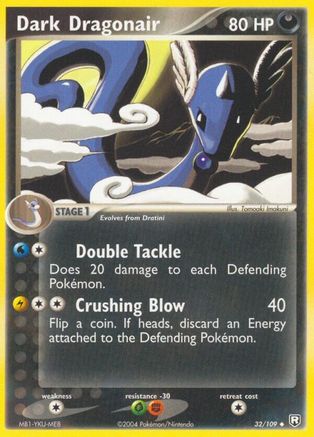 Dark Dragonair - 032/109/109 - Reverse Holofoil - Uncommon