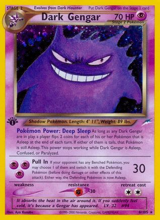 Dark Gengar - 1st Edition Holofoil - Holo Rare