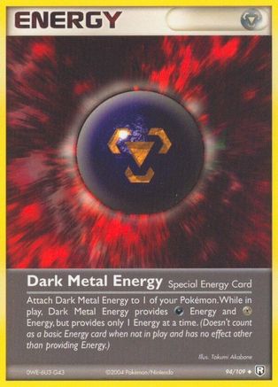Dark Metal Energy - Reverse Holofoil - Uncommon
