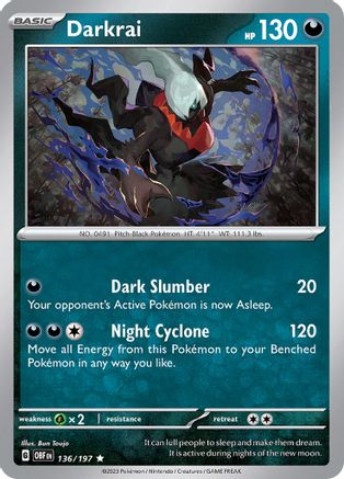 Darkrai 136 - Holofoil - Rare