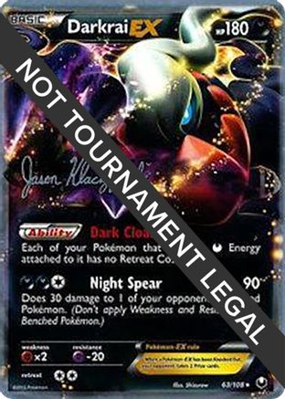 Darkrai EX - 2013 (Jason Klaczynski) 063 - Ultra Rare