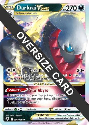 Darkrai VSTAR - 099/189/189 - Holofoil - Promo