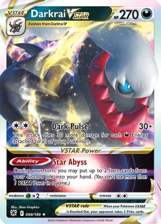 Darkrai VSTAR 099 - Holofoil - Ultra Rare