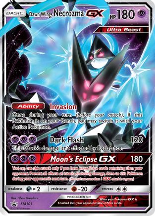 Dawn Wings Necrozma GX SM101 - Holofoil - Promo