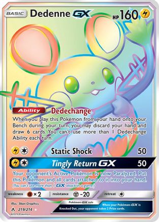 Dedenne GX (Secret) - Holofoil - Secret Rare