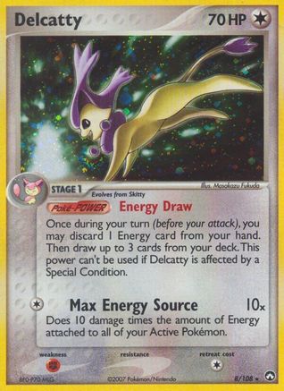 Delcatty 008 - Reverse Holofoil - Holo Rare