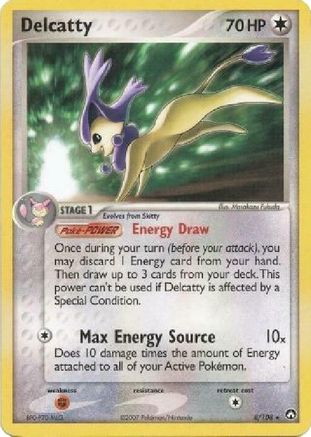 Delcatty - 8/108 (EX Power Keepers)/108 - Rare