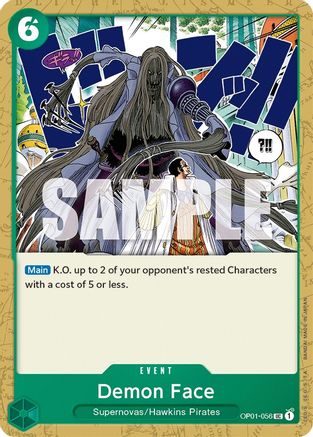 Demon Face (OP01-056) - Uncommon