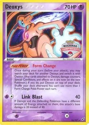 Deoxys - 16/107 (Regional Championships)/107 - Promo