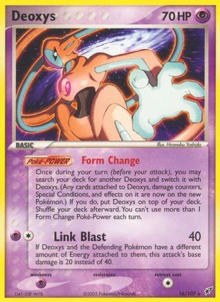 Deoxys (Normal Forme) - Reverse Holofoil - Rare