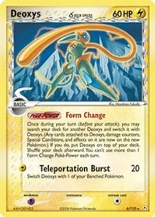 Deoxys (Delta Species - Speed Forme)/110 - Reverse Holofoil - Holo Rare