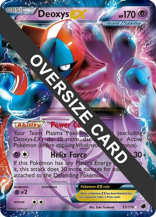Deoxys EX - 53/116 (Plasma Freeze)/116 - Holofoil - Promo