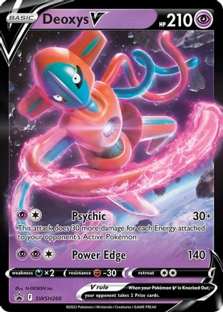 Deoxys V SWSH266 - Holofoil - Promo