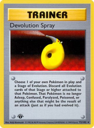 Devolution Spray/102  - 1st Edition - Rare