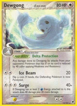 Dewgong (Delta Species) - Reverse Holofoil - Rare