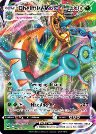 Dhelmise VMAX 010 - Holofoil - Ultra Rare