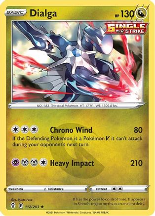 Dialga 112 - Holofoil - Holo Rare