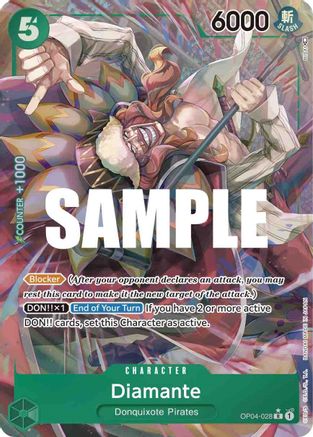 Diamante (Alternate Art) (OP04-028) - Rare