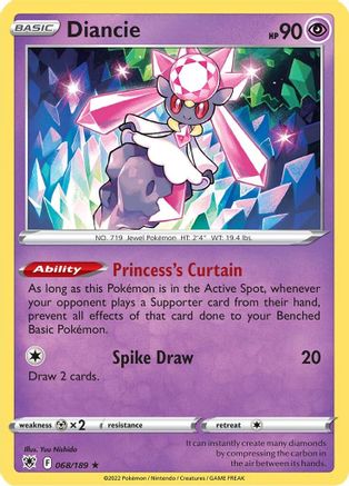 Diancie 068 - Holofoil - Holo Rare
