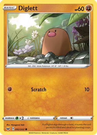 Diglett 092 - Common