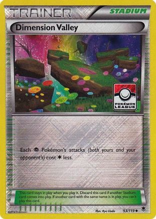 Dimension Valley - 93/119 (Pokemon League)/119 - Reverse Holofoil - Promo
