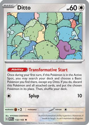 Ditto 132 - Holofoil - Rare