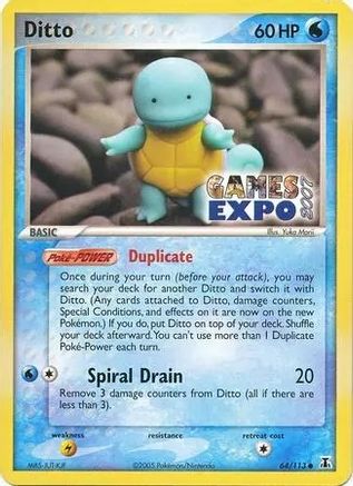 Ditto (Squirtle) (Squirtle) - 64/113 064/113 - Promo