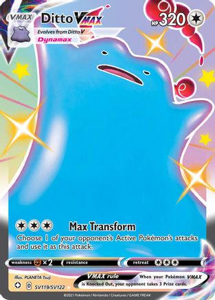 Ditto VMAX SV119 - Holofoil - Shiny Holo Rare