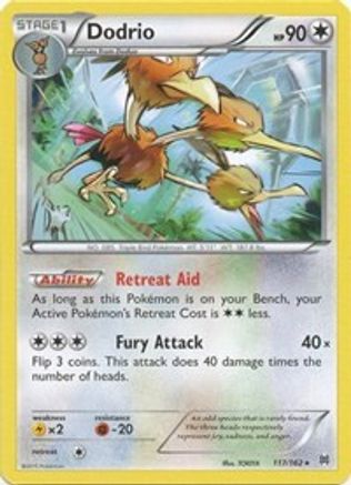 Dodrio 117 - Rare