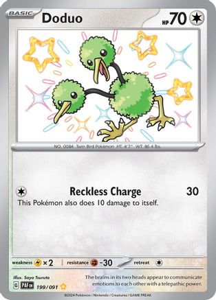 Doduo 199 - Holofoil - Shiny Rare