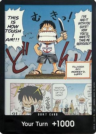 DON!! Card (Young Luffy) (Devil Fruits Collection Vol. 1) - DON!!