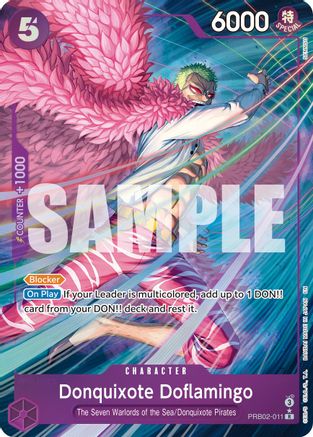 Donquixote Doflamingo (Alternate Art) (PRB02-011) - Rare