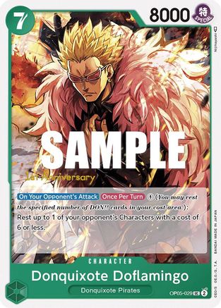 Donquixote Doflamingo (029) (OP05-029) - Uncommon