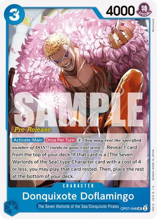 Donquixote Doflamingo (OP07-048) - Uncommon