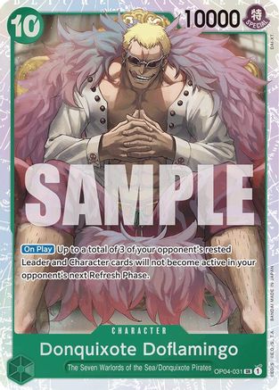 Donquixote Doflamingo (Reprint) (OP04-031) - Super Rare
