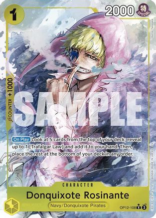 Donquixote Rosinante (108) (Alternate Art) (OP12-108) - Rare
