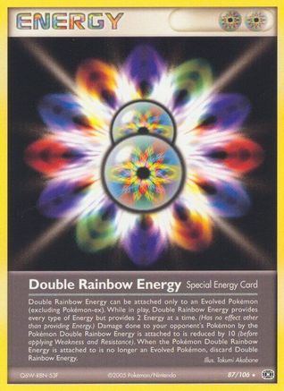 Double Rainbow Energy - Reverse Holofoil - Rare